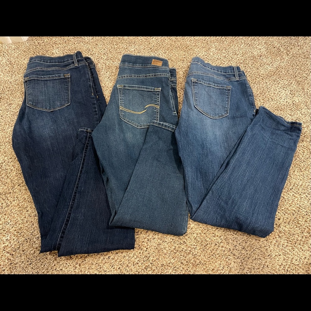 Women’s size 10 straight leg jeans